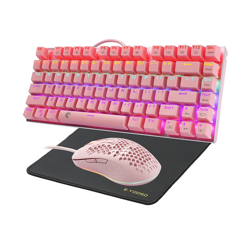 لوحة مفاتيح Huo Ji Wireless Gaming Mechanical: رفيق ألعاب 81 المفتاح النهائي