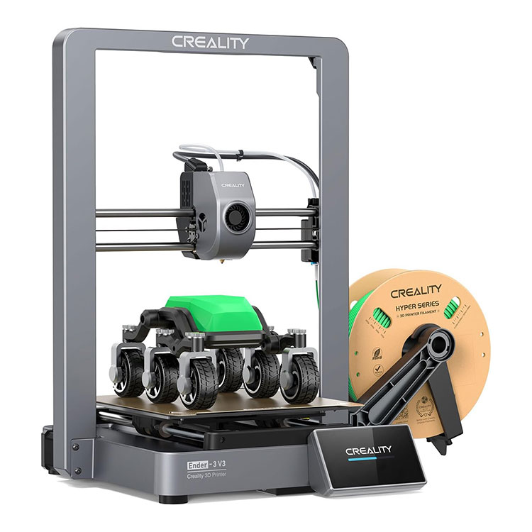 طابعة Creality Ender 3 V3 Super ثلاثية الأبعاد 600 مم فحص ذاتي ذكي