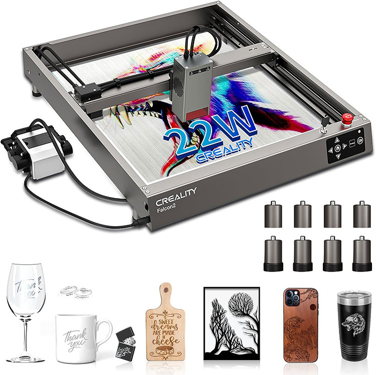 فالكون 22W إخراج ليزر قطع ليزر DIY